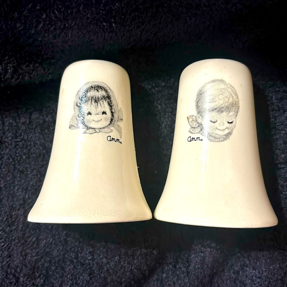 Vintage Ann Adam’s salt and pepper shakers